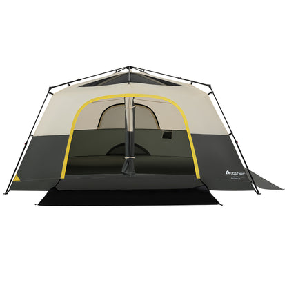 10 Person Instant Cabin Camping Tent with Rainfly