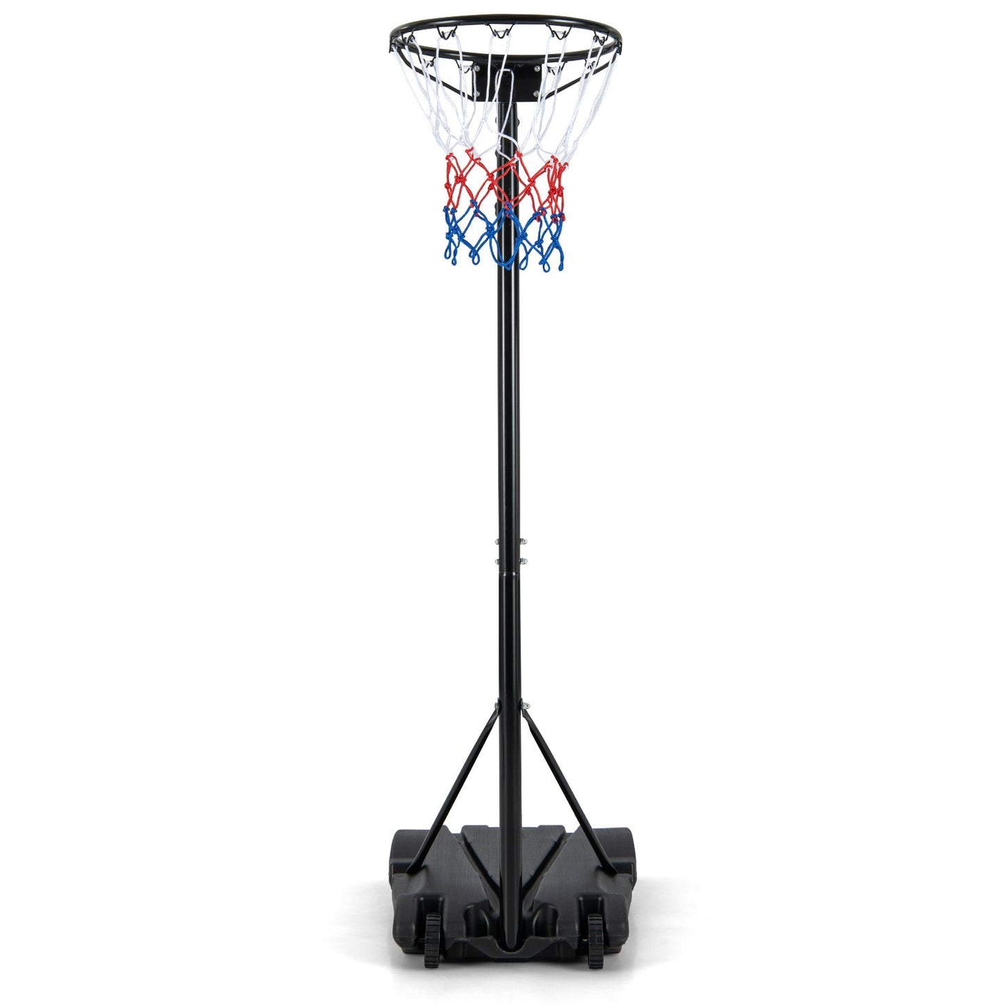 Basketball Hoop Stand with Fillable Base No Backboard for Outdoor Play