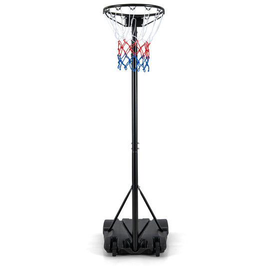 Basketball Hoop Stand with Fillable Base No Backboard for Outdoor Play
