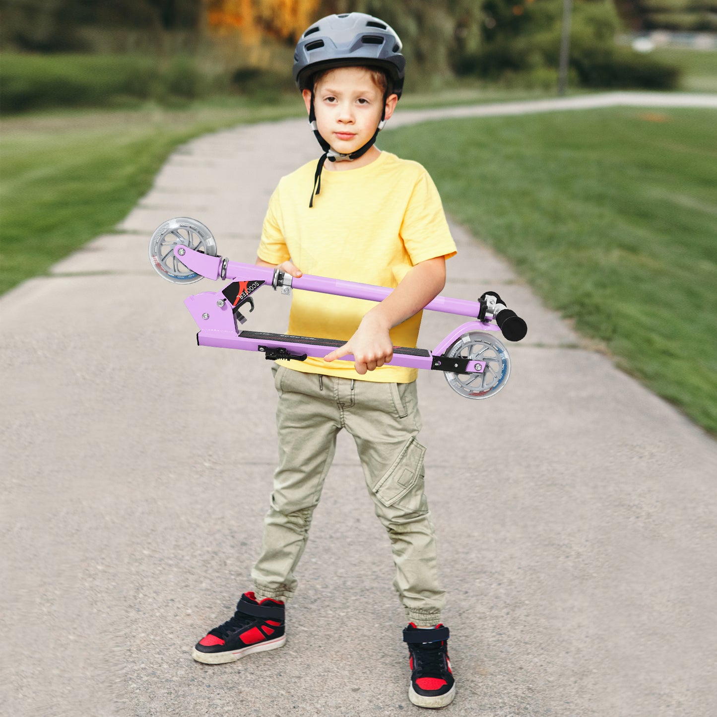 Sports Scooter for Girls and Boys Kids Age 4-13 Years Old