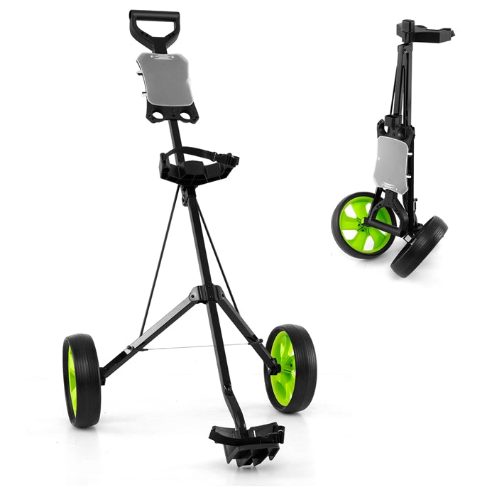 Foldable 2 Wheel Golf Push Cart
