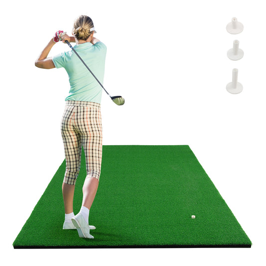 Thickened Golf Hitting Mat, Standard Real Feel Golf Practice Mat
