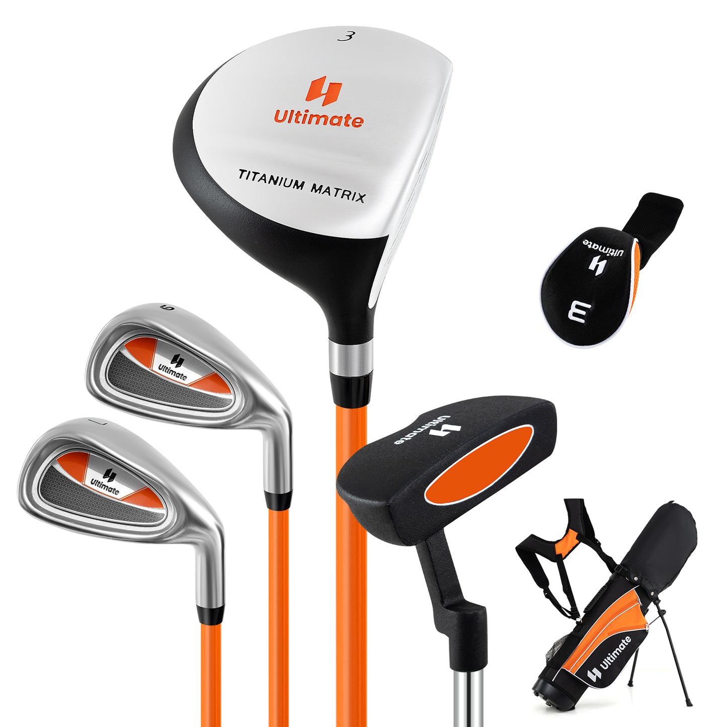 Junior Complete Golf Club Set with Lightweight Design for Kids