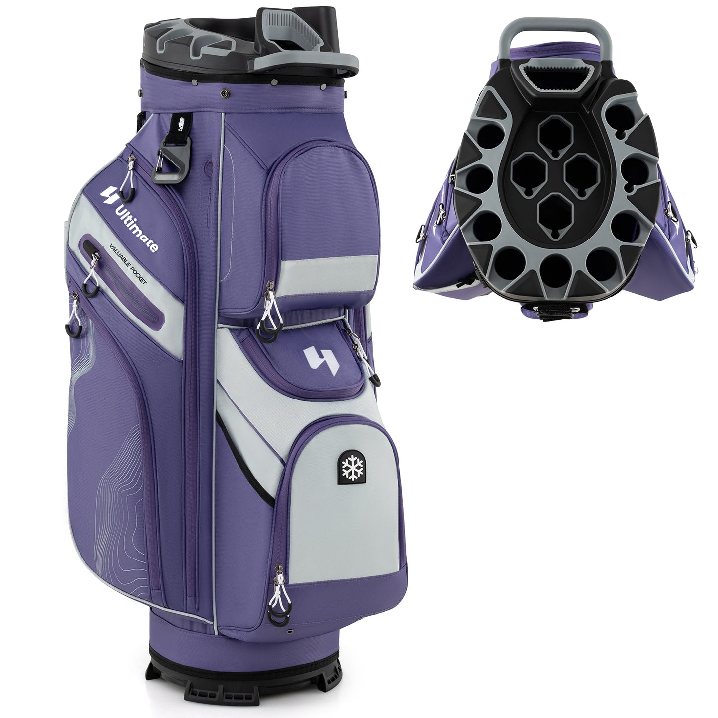 Golf Cart Bag Umbrella Holder for Men Women
