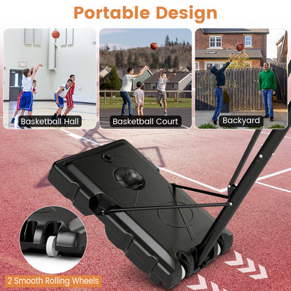 5-Level Height Adjustable Basketball Hoop Stand