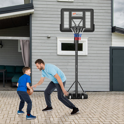 5-Level Height Adjustable Basketball Hoop Stand