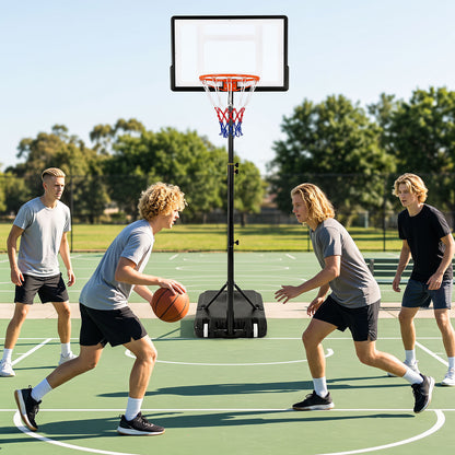 Basketball Hoop Outdoor 2.15-2.6M Height Adjustable