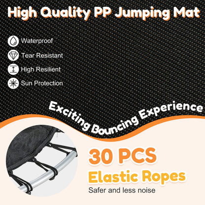 5.3FT Mini Kids Trampoline with 135kg Load Capacity & Enclosure Net
