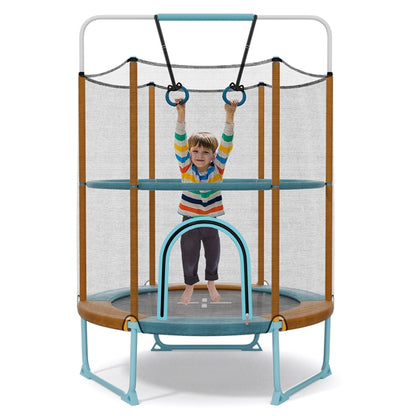 60'' Trampoline with Gymnastic Bar & Rings