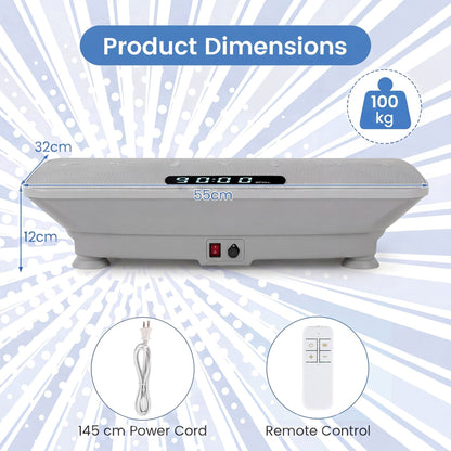 Vibration Plate Exercise Machine with Gravity Sensor and Bluetooth