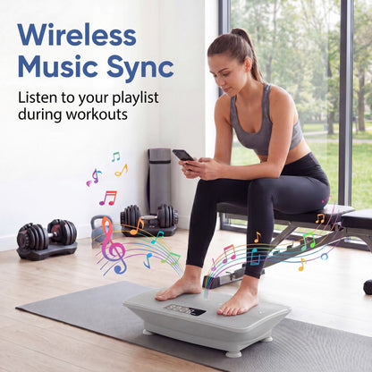 Vibration Plate Exercise Machine with Gravity Sensor and Bluetooth