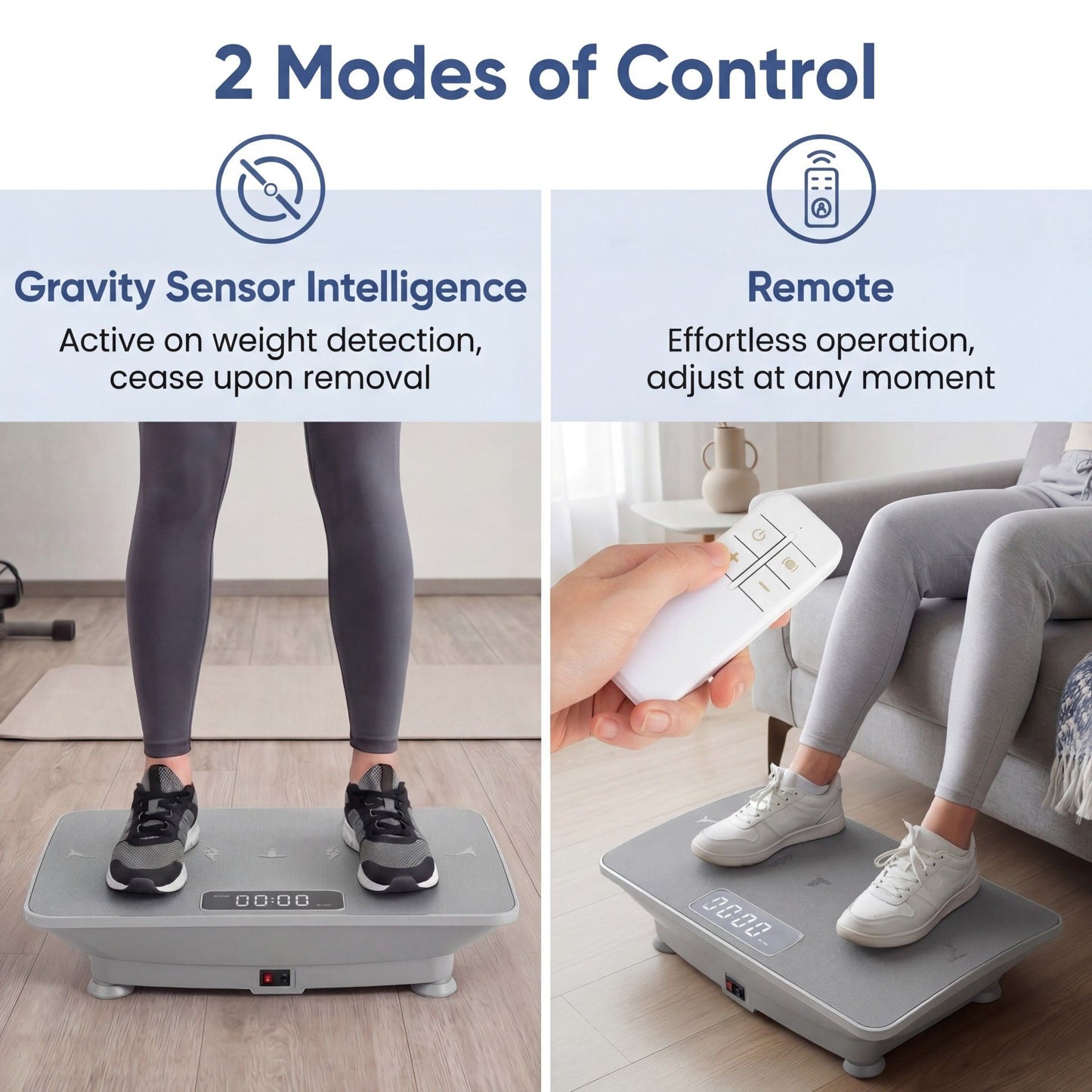 Vibration Plate Exercise Machine with Gravity Sensor and Bluetooth