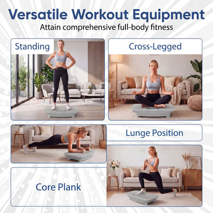 Vibration Plate Exercise Machine with Gravity Sensor and Bluetooth
