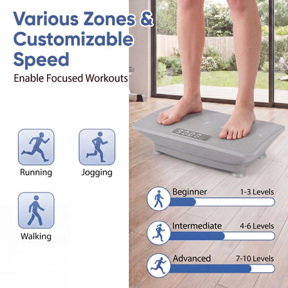 Vibration Plate Exercise Machine with Gravity Sensor and Bluetooth