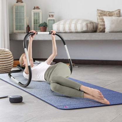 Ergonomic and Portable AB Fitness Trainer with Padded Headrest