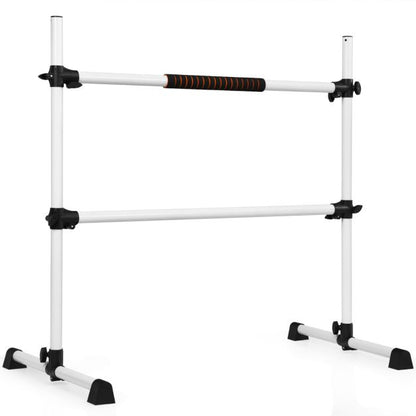 Adjustable Double Stretching Dance Bar for Home Dancing Studio Gym