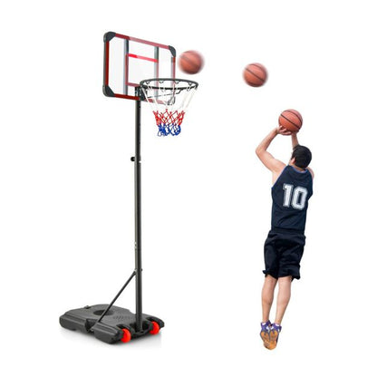 Basketball Hoop Stand with 193-248cm Height Adjustment
