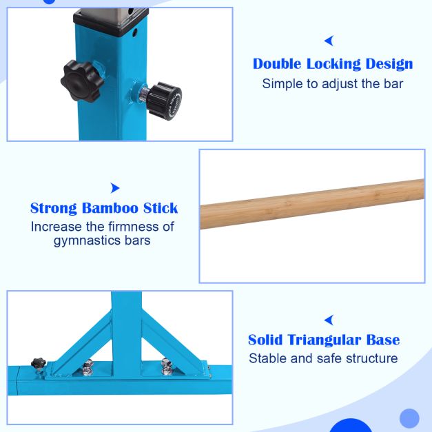 Double Gymnastics Horizontal Bar