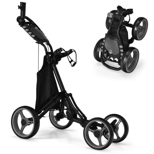 Folding 4 Wheel Golf Push Cart