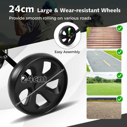 Foldable 2 Wheel Golf Push Cart