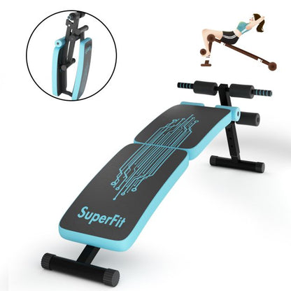 Foldable Workout Slant Bench for Home Gym