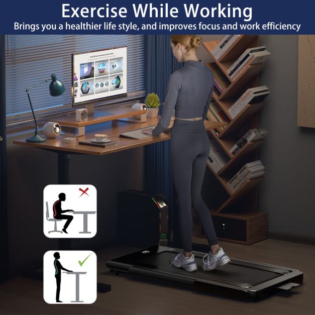 3HP Treadmill 3-in-1 for Working/Walking/Running