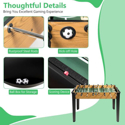 Foosball Table with 2 Balls and a Point Counter