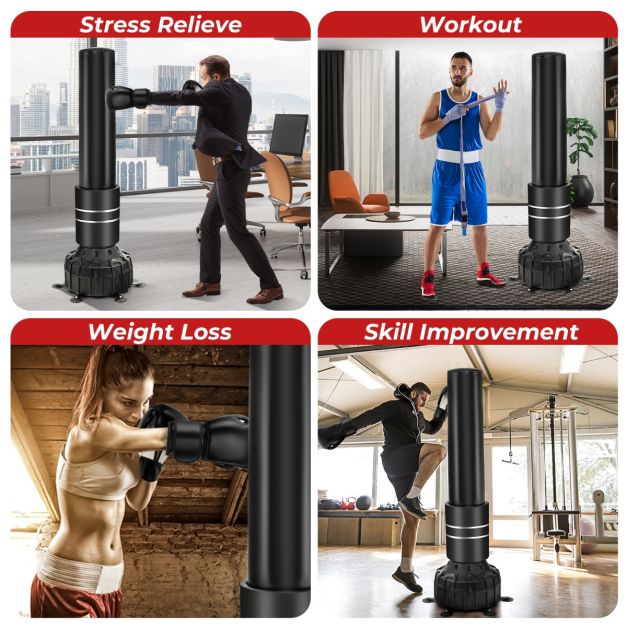 182cm Boxing Bag with 25 Suction Cups
