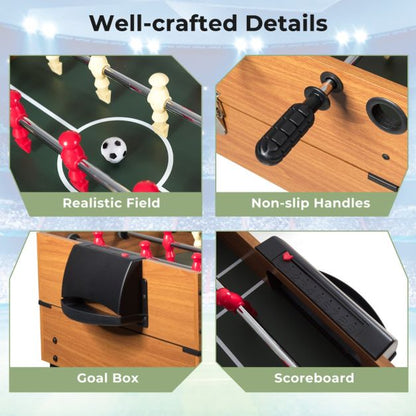 3-in-1 Combo Game Table Set for Home Play Room Rec Room