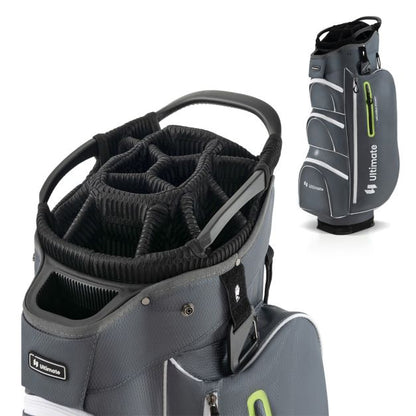 Golf Cart Bag with 15 Way Top Dividers Including Individual Putter Well