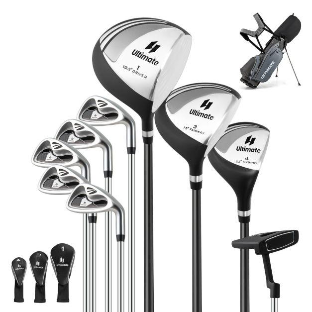 Complete Golf Club Package Set with oversize aluminum driver for Outdoor Use