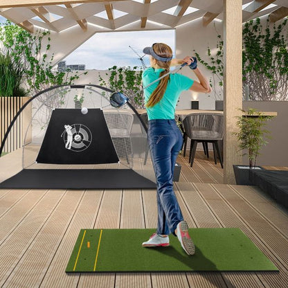 Golf Hitting Mat Includes 2 Rubber Tees