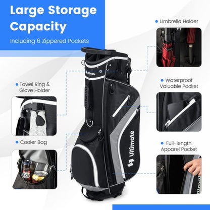 Golf Club Bag with 14 Way Top Dividers for Men and Women