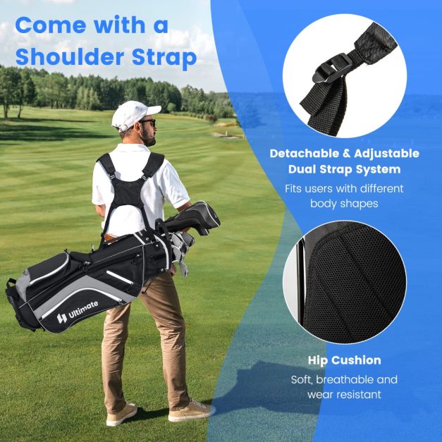Golf Club Bag with 14 Way Top Dividers for Men and Women