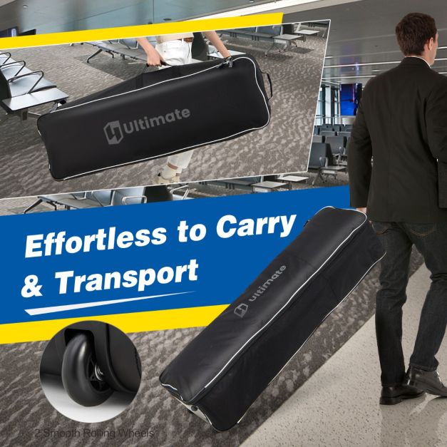 Heavy-Duty Soft-Sided Golf Travel Bag with Wheels
