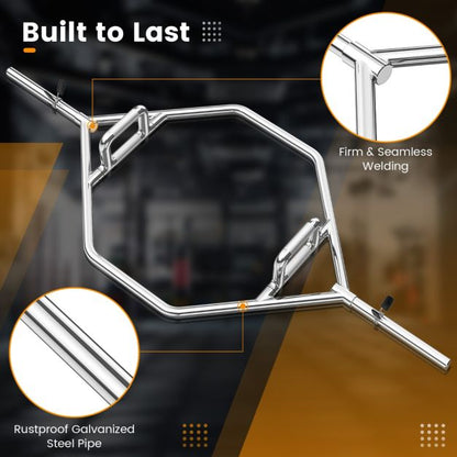 Heavy Duty Hex Barbell Trap Bar