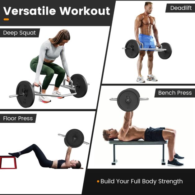 Heavy Duty Hex Barbell Trap Bar