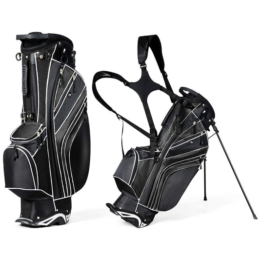 Stand Bag Golf Club Bag with 6 Way Organizer Divider Top