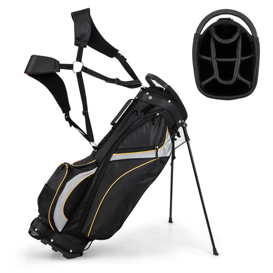 Golf Stand Bag Golf Club Bag w/ 8 Way Top Dividers