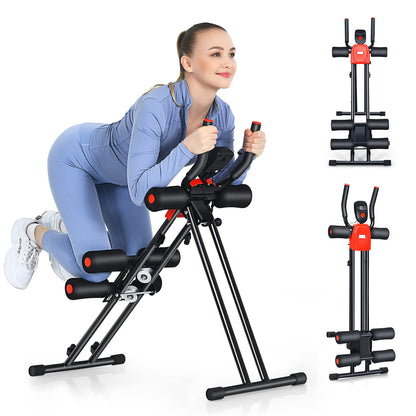 Abdominal Cruncher Machine Foldable Core Abdominal Trainer