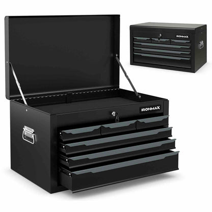 60 cm Tool Chest Case with 6 Drawers and Top Storage