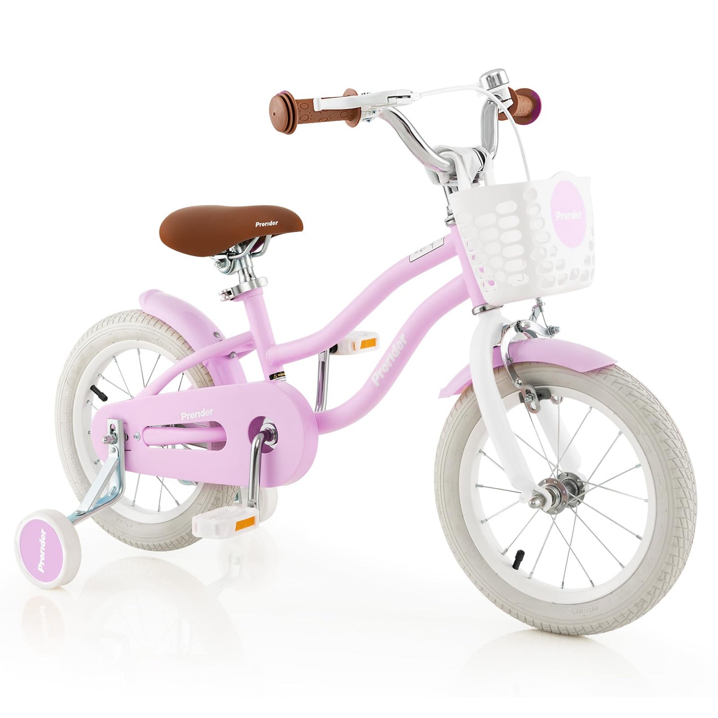 Kids Bike with Front Handbrake and Rear Coaster Brake for 3-4/3-5/4-7/4-8 Years Old