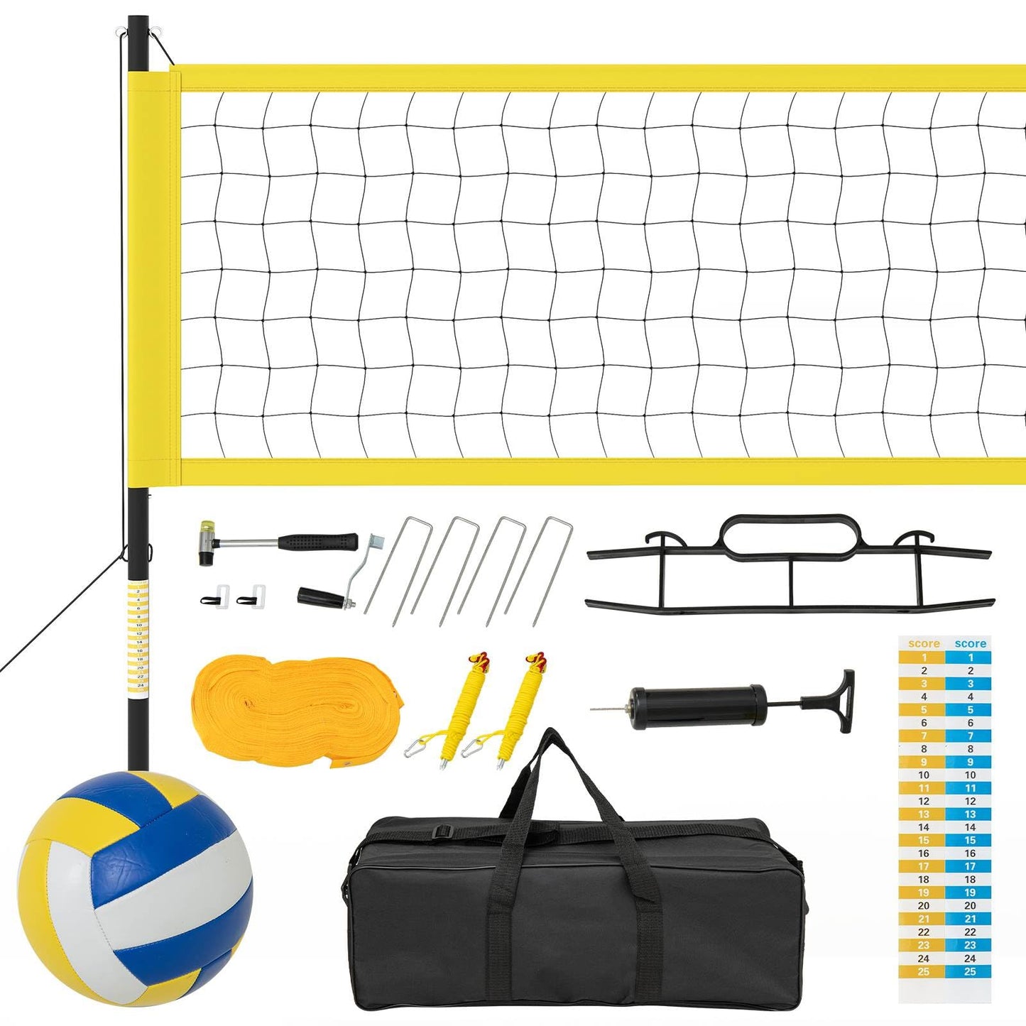 Portable Outdoor Volleyball Net Set