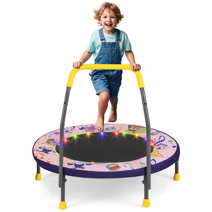 Foldable Trampoline for Boys and Girls Aged 3-6 Years