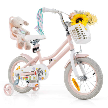 12/14 Inch Children Bicycle w/Detachable Training Wheels