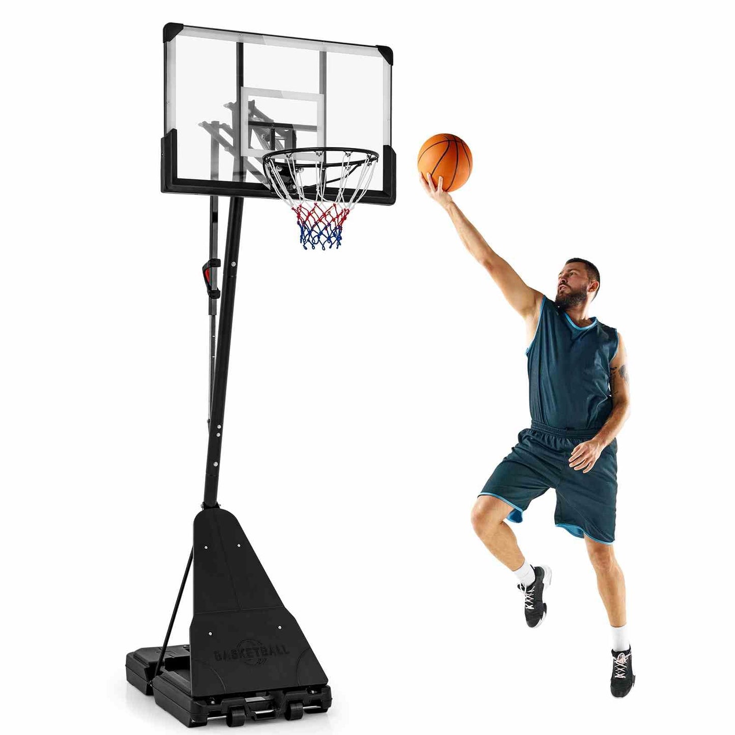 Portable Basketball Hoop for Kids Teens Adults