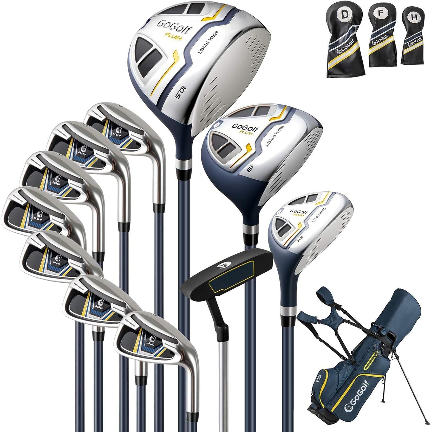 Men's Complete Golf Clubs and Bag Set
