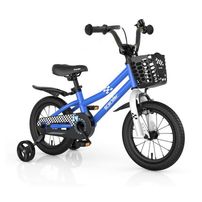 14 16 18 Inch Kids Bike with Training Wheels for Girls Boys