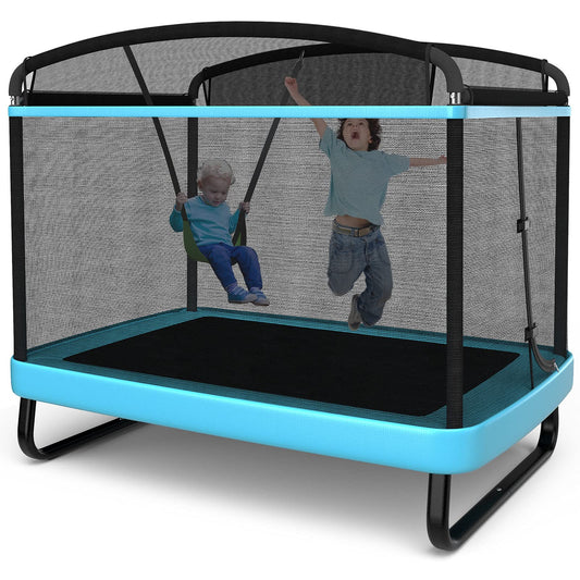 6FT Kids Recreational Trampoline for Boys & Girls Over 3 Years Old