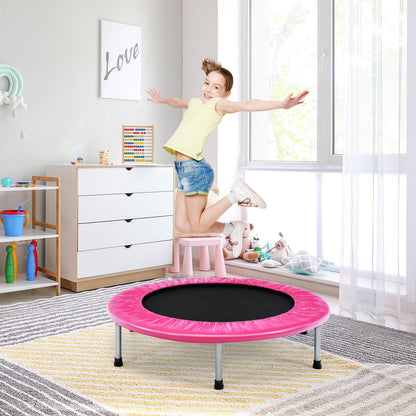 Mini Folding Kids Trampoline Portable Recreational Rebounder